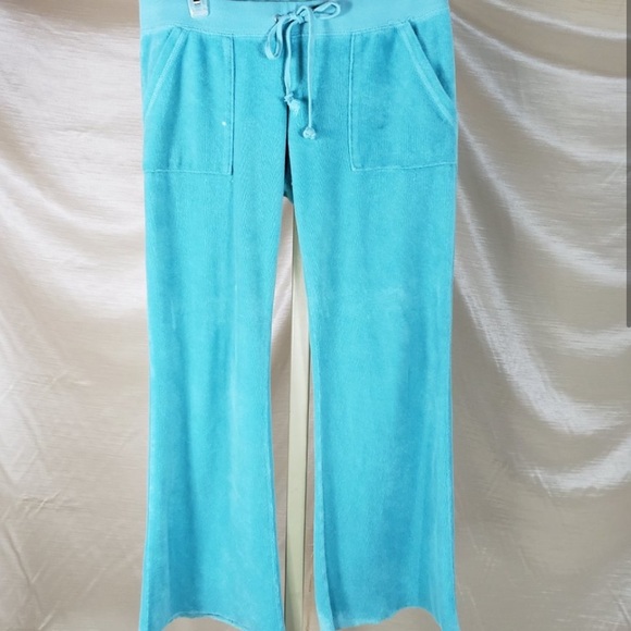 Juicy Couture Pants - juicy couture matching set light blue turquoise sweat pants with matching henley
